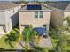 Private backyard oasis with patio furniture and a lush green lawn at 13041 Inkwell Aly, Winter Garden, FL 34787