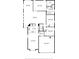 Floor plan showing a spacious layout with multiple bedrooms and a two-car garage at 135 Peregrine Ct, Winter Springs, FL 32708