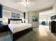 King-size bed, ample closet space and sitting area at 14501 Grove Resort Ave # 1507, Winter Garden, FL 34787