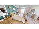 Main bedroom with wood-look floors and stylish decor at 1681 Andover Ridge Dr, Deland, FL 32720