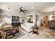 Bright and airy living room with neutral decor and ample seating at 212 Crestrun Loop, Leesburg, FL 34748