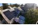 Aerial view of house featuring solar panels, patio, and backyard at 2939 Falling Tree Cir, Orlando, FL 32837