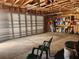 Spacious garage with ample storage shelving at 14902 Arrena Rd, Winter Garden, FL 34787