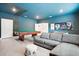 Fun game room with a pool table and comfortable seating at 4625 Target Blvd, Kissimmee, FL 34746
