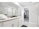 Clean bathroom with double vanity and shower at 4625 Target Blvd, Kissimmee, FL 34746