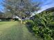 Spacious backyard with lush lawn and large trees at 24023 Robinwood St, Leesburg, FL 34748
