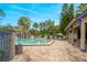 Inviting community pool with lounge chairs at 938 Framlingham Ct # 102, Lake Mary, FL 32746
