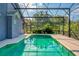 Inviting screened pool with a large deck at 2128 Lake Crescent Ct, Windermere, FL 34786