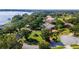 Aerial view of house and surrounding area at 2128 Lake Crescent Ct, Windermere, FL 34786