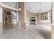 Formal dining room with tile floors and a view into the kitchen at 2128 Lake Crescent Ct, Windermere, FL 34786