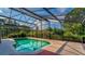 Inviting screened pool with ample deck space at 2128 Lake Crescent Ct, Windermere, FL 34786