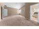 Spacious Primary bedroom with ample carpet and neutral wall tones at 2128 Lake Crescent Ct, Windermere, FL 34786
