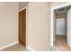Clean hallway with access to additional rooms and sauna at 2128 Lake Crescent Ct, Windermere, FL 34786