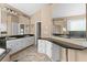 Large bathroom with double vanity, and plenty of counter space at 2128 Lake Crescent Ct, Windermere, FL 34786