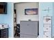 Home office features built-in storage and workspace at 205 Bella Verano Way, Davenport, FL 33897