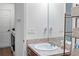 Bathroom with vanity, sink, and mirror at 205 Bella Verano Way, Davenport, FL 33897