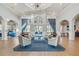 Elegant lobby with comfortable seating and high ceilings at 8362 Bella Tierra Ct, Davenport, FL 33896