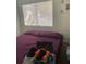Bedroom with full-size bed and window coverings at 4743 S Texas Ave # 4743B, Orlando, FL 32839