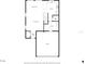 Floor plan showcasing a single-story home's layout, including kitchen, living room, and garage at 1008 Overlook Ct, Davenport, FL 33837