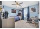 Star Wars themed bedroom with desk and bed at 1008 Overlook Ct, Davenport, FL 33837