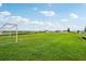 Community green space with soccer goals at 1242 Normandy Dr, Haines City, FL 33844
