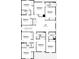 Two-story floor plan with multiple bedrooms, loft area, and multiple baths at 9179 Breeze Mist Ter, Kissimmee, FL 34747