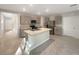 Modern kitchen featuring stainless steel appliances and an island at 309 Gina Ln, Davenport, FL 33837