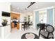 Kitchen with stainless steel appliances and granite countertops at 7582 Assembly Ln, Reunion, FL 34747