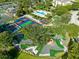 Tennis courts, playground, mini golf, and pool for community enjoyment at 1169 Castle Pines Ct, Reunion, FL 34747
