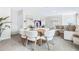 Elegant dining room with a large table perfect for Gathering gatherings at 2563 Sage Valley Way, Winter Haven, FL 33884