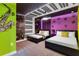 Themed bedroom with two twin beds and music-themed decor at 1406 Moon Valley Dr, Davenport, FL 33896