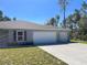 One-story home with three-car garage and gray exterior at 3402 Sw 165Th Loop, Ocala, FL 34473