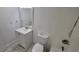 Clean bathroom with white vanity and shower at 5600 Devonbriar Way # N202, Orlando, FL 32822