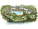 Aerial view of resort amenities including pool and mini golf at 314 Captiva Dr, Davenport, FL 33896
