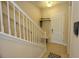 Inviting entryway with staircase and coat rack at 314 Captiva Dr, Davenport, FL 33896
