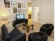 Fun game room with beanbag chairs and a large TV at 314 Captiva Dr, Davenport, FL 33896