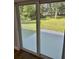 Sliding glass door opens to backyard view at 511 W Gardenia Dr, Orange City, FL 32763