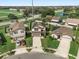 Three houses with solar panels, one with a pool, in a cul-de-sac at 1909 Cayman Cove Cir, St Cloud, FL 34772