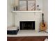 White brick fireplace with mantle, perfect for cozy nights at 740 #3 Killarney Bay Ct # 7-3, Winter Park, FL 32789