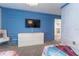 Frozen themed bedroom with large TV and dresser at 2816 Simile St, Kissimmee, FL 34746