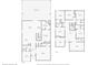 Two-story home floor plan, showing bedrooms, bathrooms, kitchen, and living areas at 2816 Simile St, Kissimmee, FL 34746
