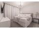 Bright bedroom with a king-size bed, large window, and modern decor at 2816 Simile St, Kissimmee, FL 34746