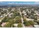High-angle view of a suburban neighborhood at 5080 Seminole Ave, Winter Park, FL 32792
