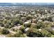 Wide aerial view of a residential neighborhood at 5080 Seminole Ave, Winter Park, FL 32792