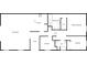 Floor plan showing a living room, kitchen, and bedrooms at 1048 Universal Rest Pl, Kissimmee, FL 34744