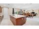 Open kitchen features a large island, perfect for entertaining at 15716 Panther Lake Dr, Winter Garden, FL 34787