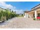 Large backyard patio with seating area and plenty of space for entertaining at 15716 Panther Lake Dr, Winter Garden, FL 34787