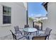 Private patio with table and chairs, perfect for outdoor dining at 15716 Panther Lake Dr, Winter Garden, FL 34787