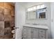 Bathroom with marble vanity and modern fixtures at 1000 Winderley Pl # 7, Maitland, FL 32751