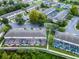 Aerial view of townhouses with private pools at 2364 Silver Palm Dr, Kissimmee, FL 34747